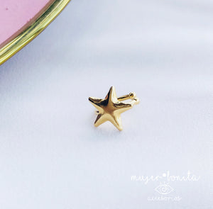 Ear Cuff Argolla Estrella 18K